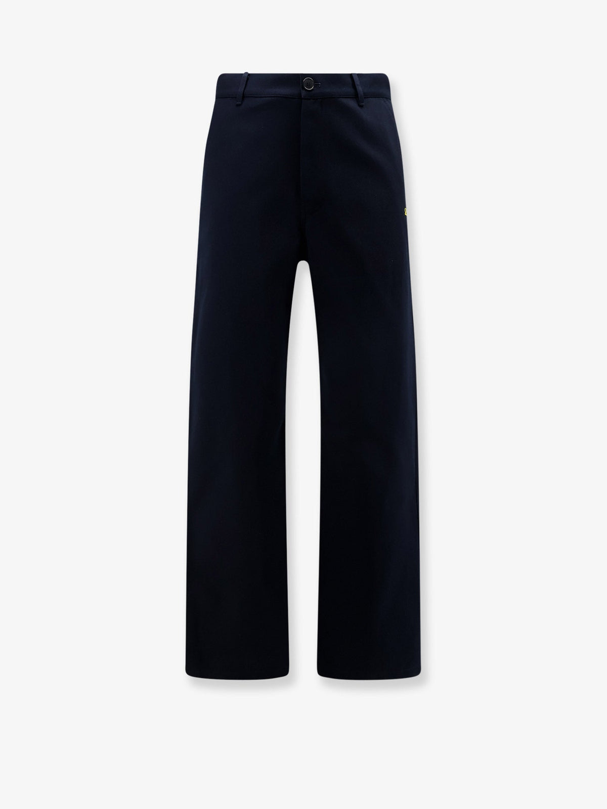 Loewe Denim trousers with contrasting embroidered logo - Dark Navy