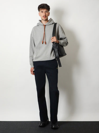 Loewe Denim trousers with contrasting embroidered logo - Dark Navy