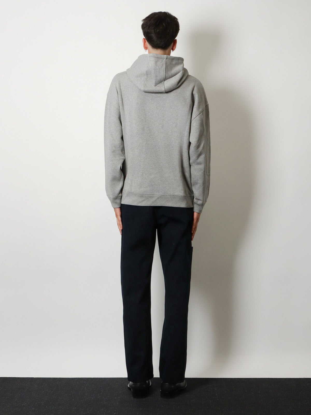 Loewe Denim trousers with contrasting embroidered logo - Dark Navy