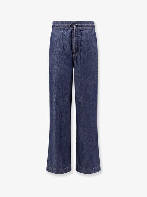 Loewe Jeans with adjustable drawstring - Denim Blue