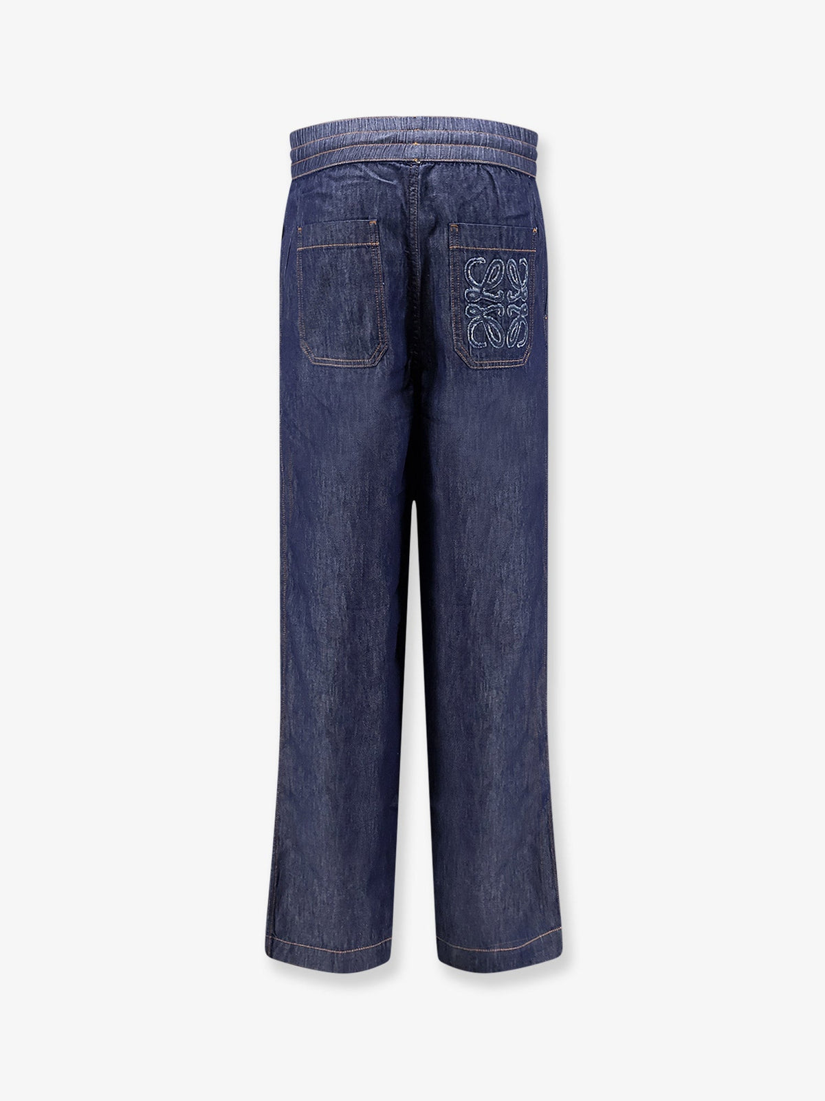 Loewe Jeans with adjustable drawstring - Denim Blue