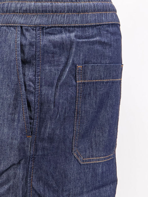 Loewe Jeans with adjustable drawstring - Denim Blue