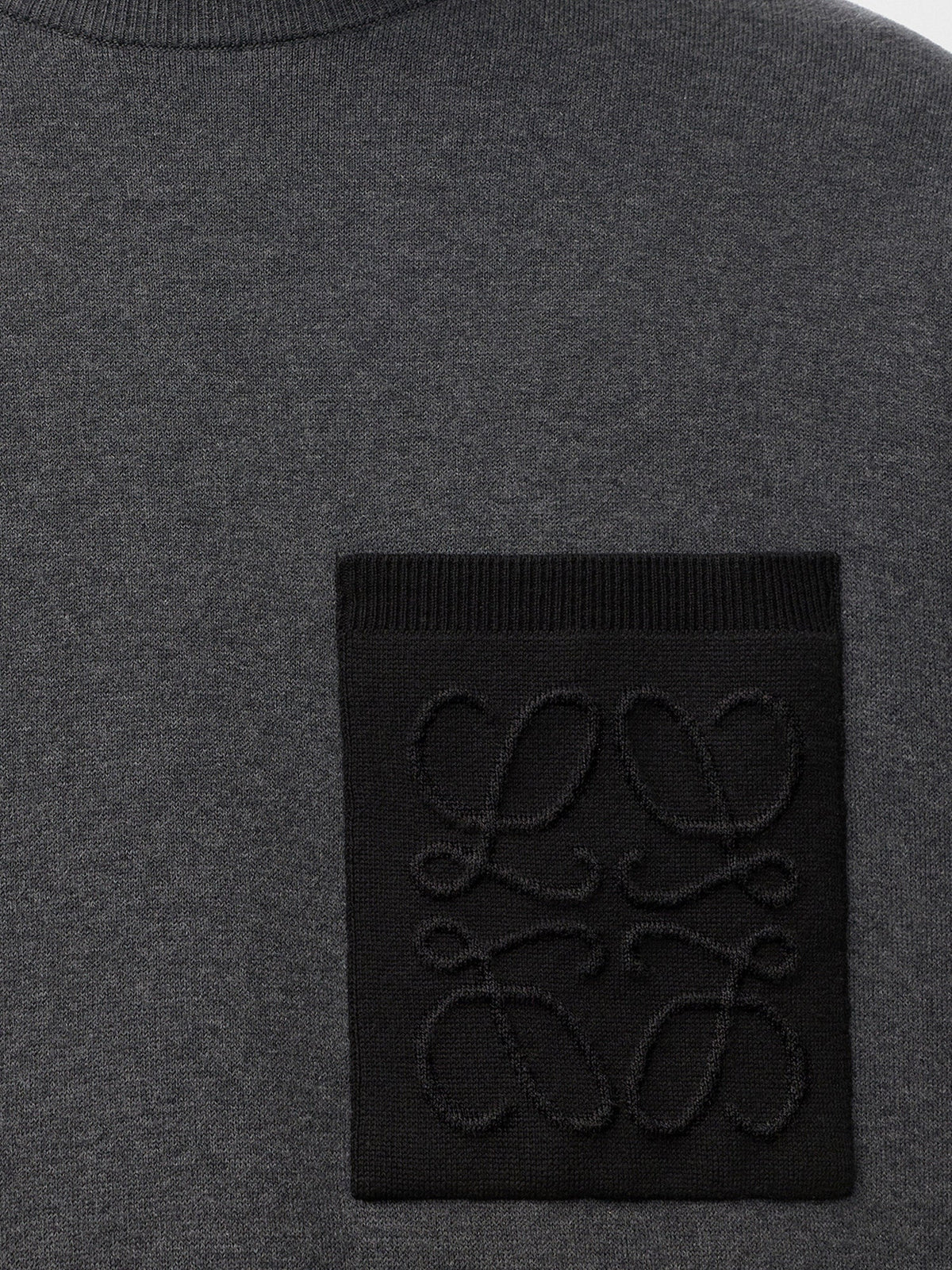 Loewe Anagram cotton blend sweatshirt - Grey/Black
