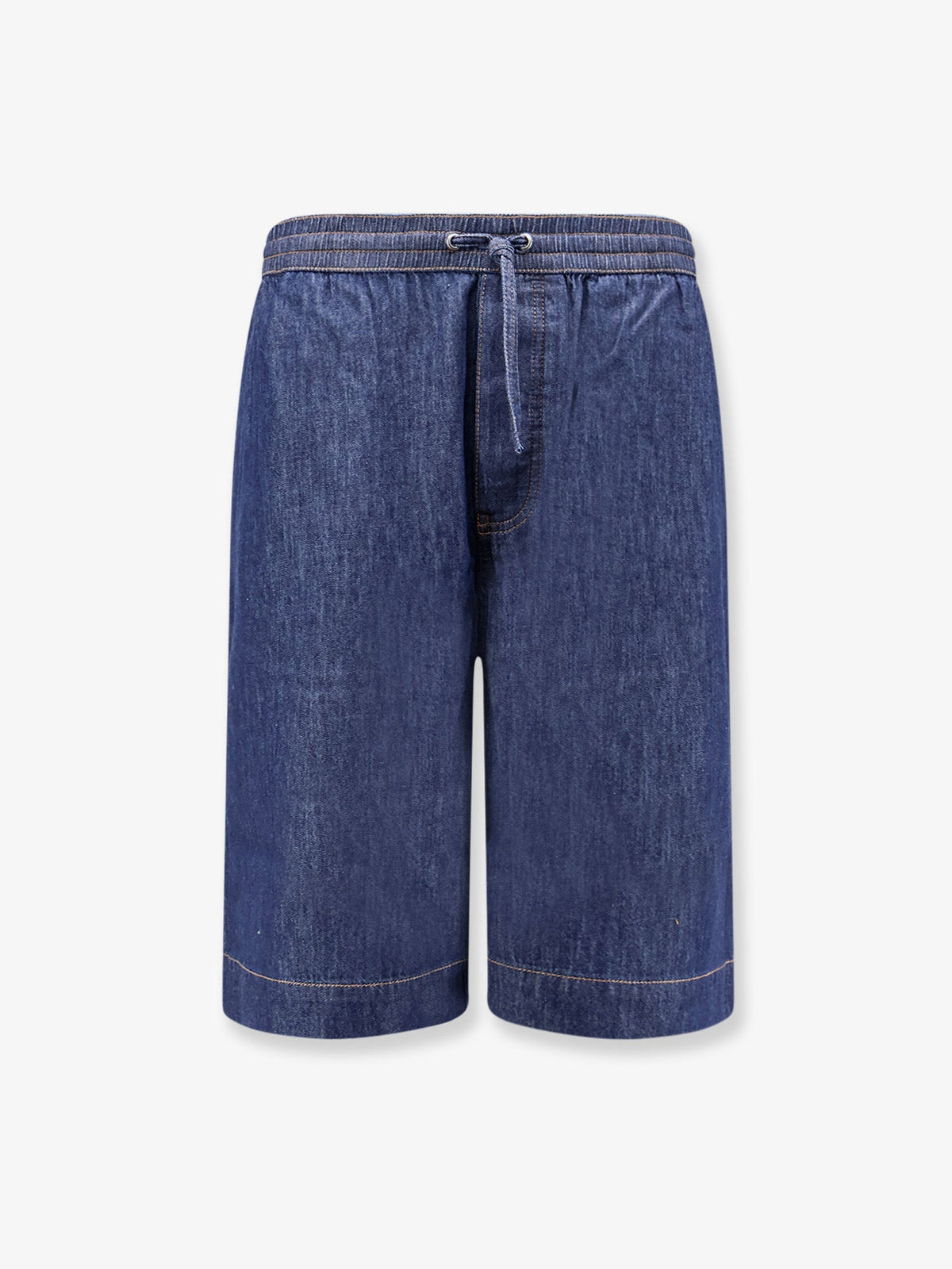 Loewe Cotton bermuda shorts with Anagram logo on the back - Denim Blue