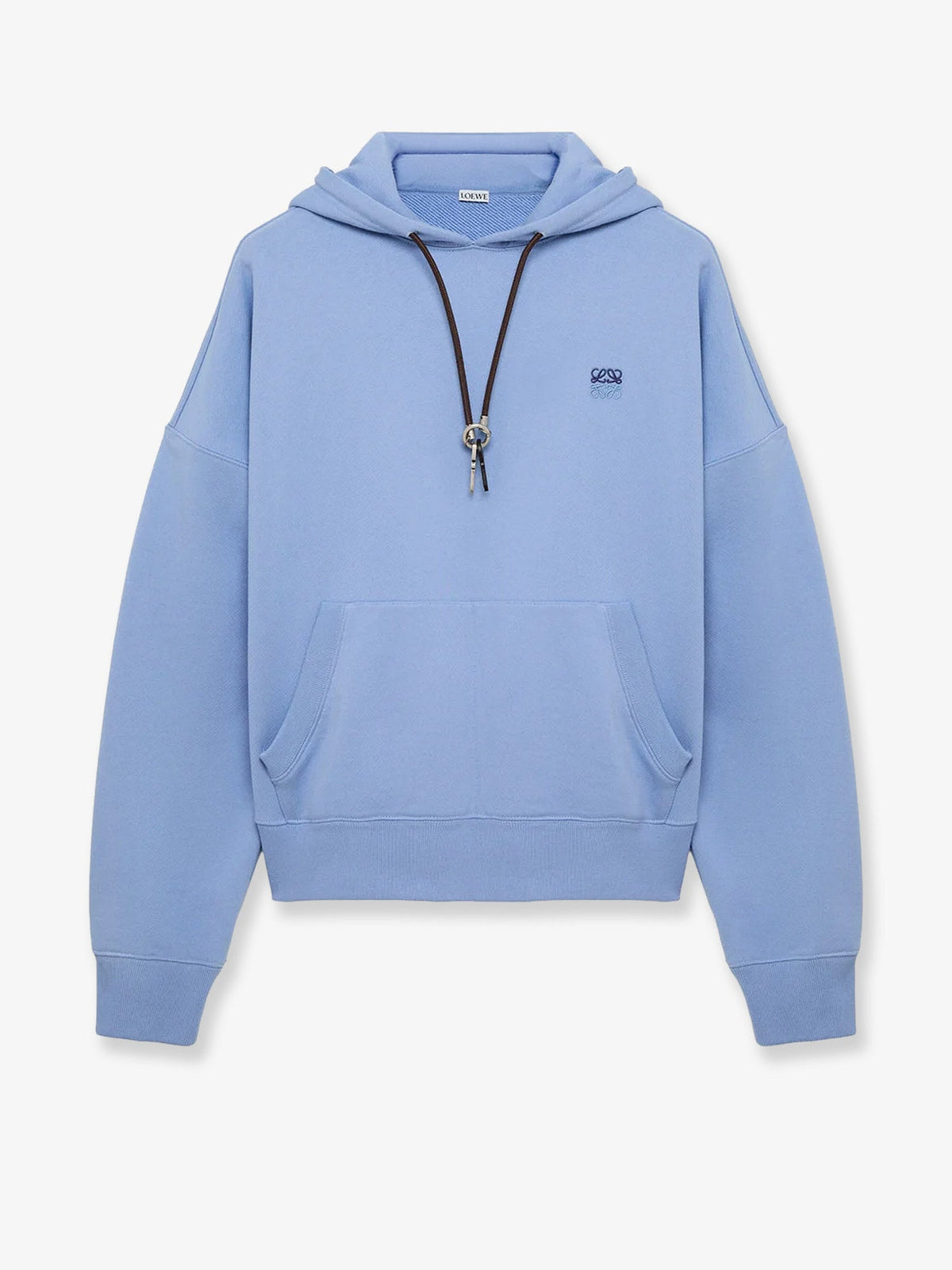 Loewe Cotton hoodie - Light Blue
