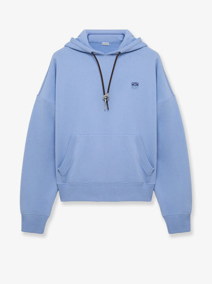 Loewe Cotton hoodie - Light Blue
