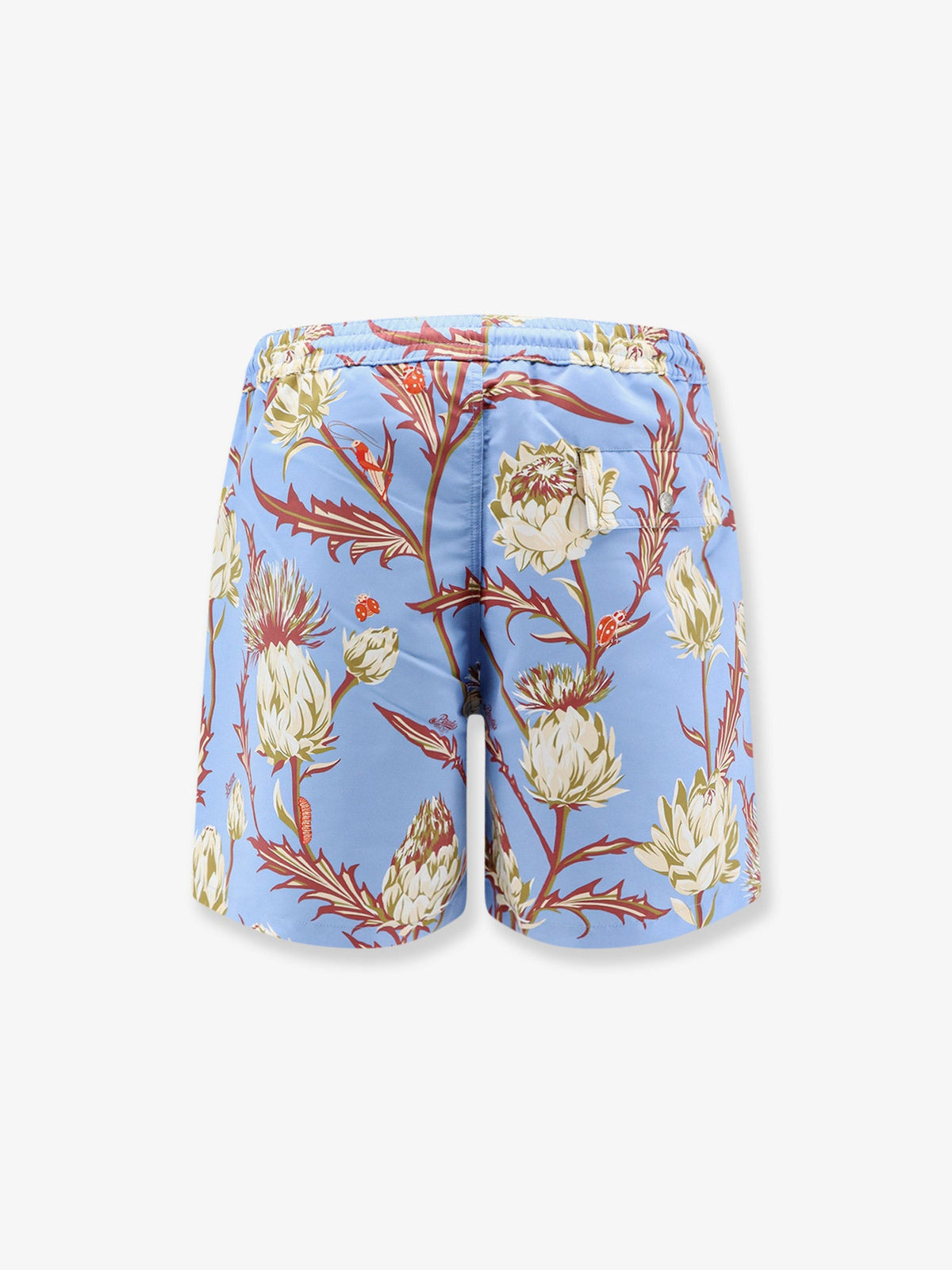 Loewe Paula's Ibiza floral print nylon swim trunks - Bluemulticolor