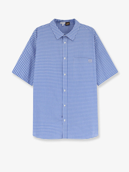 Loewe Paula's Ibiza madras cotton shirt - Bluewhite