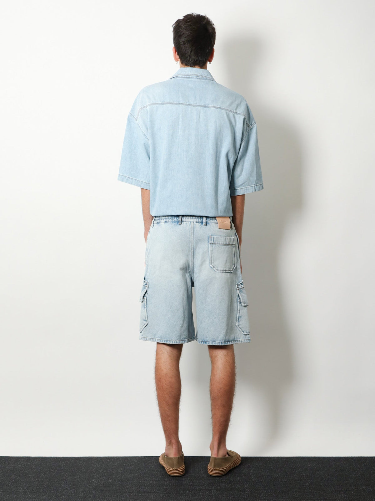 Loewe Pantalone corto con tasche - Washed Blue
