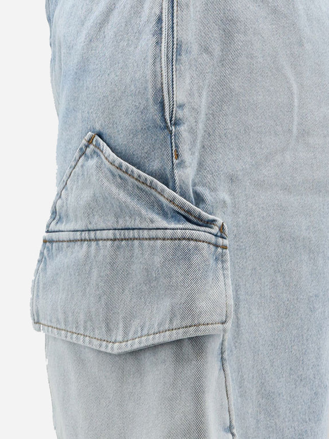 Loewe Pantalone corto con tasche - Washed Blue