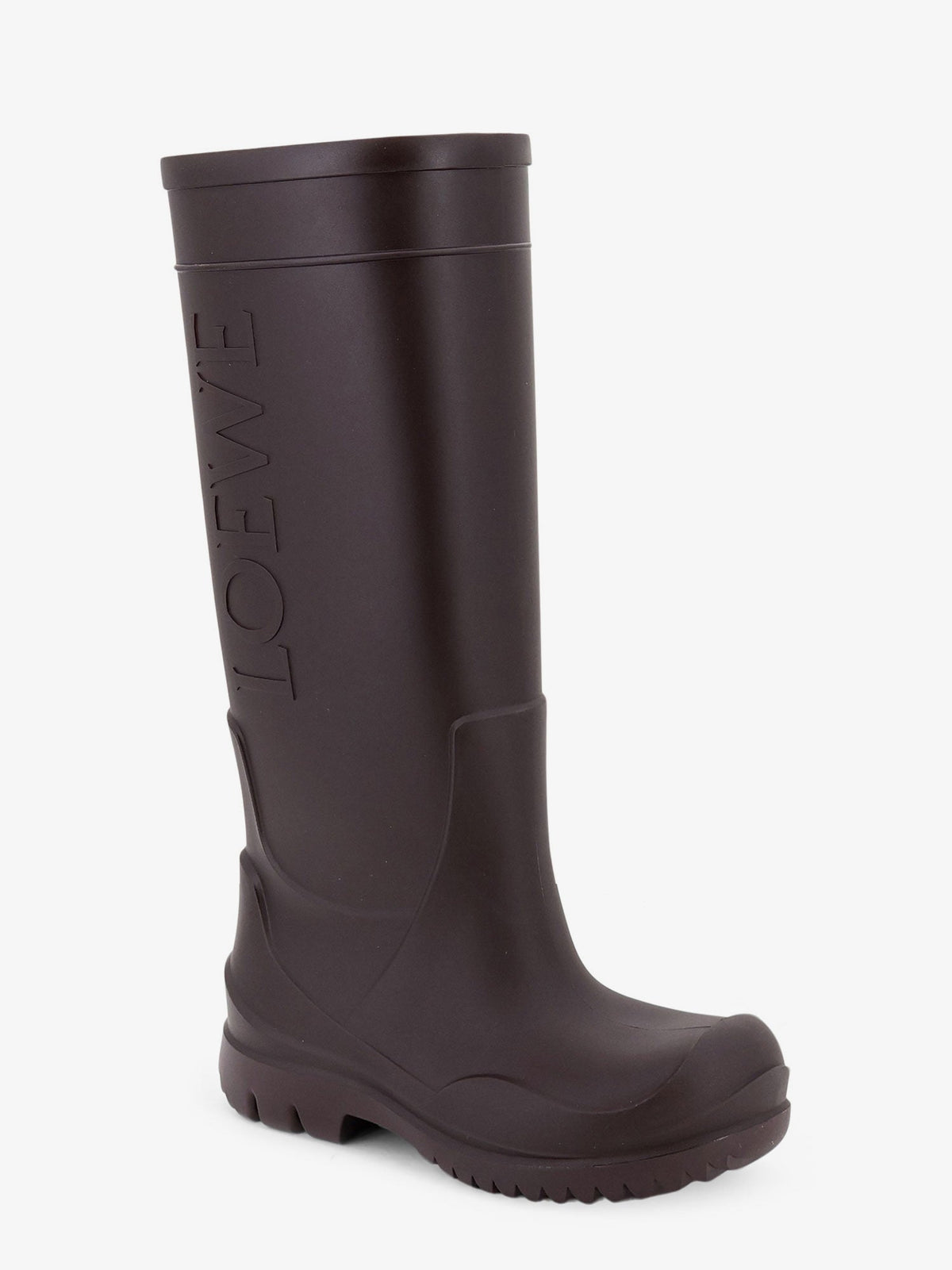 Loewe Rubber rain boots - Darkchestnut