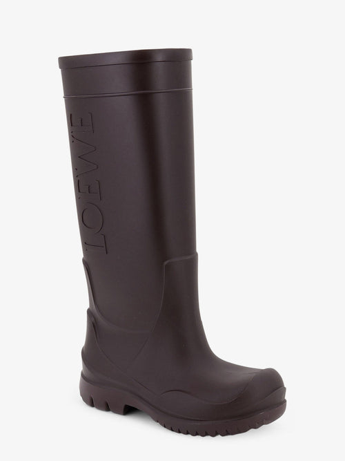Loewe Rubber rain boots - Darkchestnut