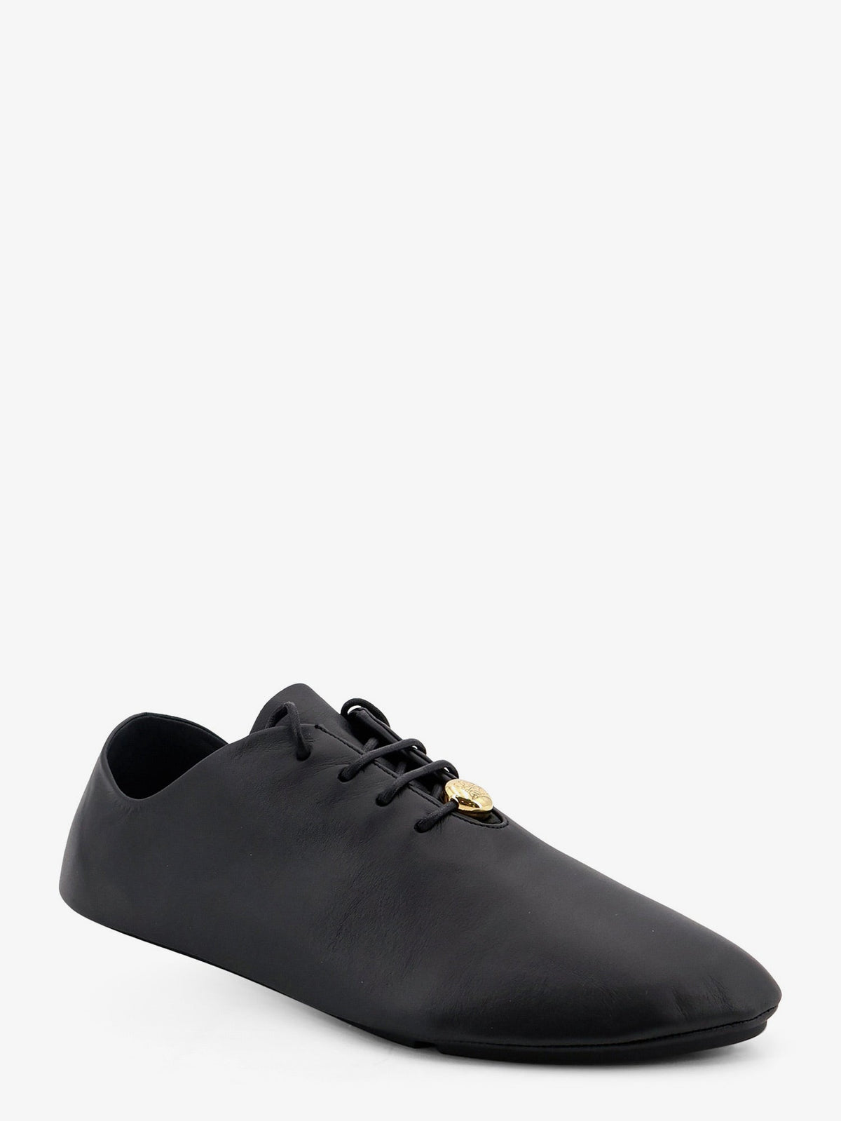 Loewe Pebble Soft Leather Sneakers - Black