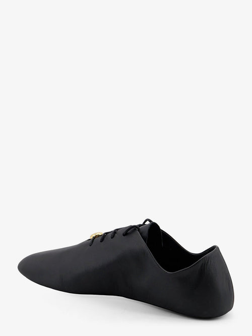 Loewe Pebble Soft Leather Sneakers - Black