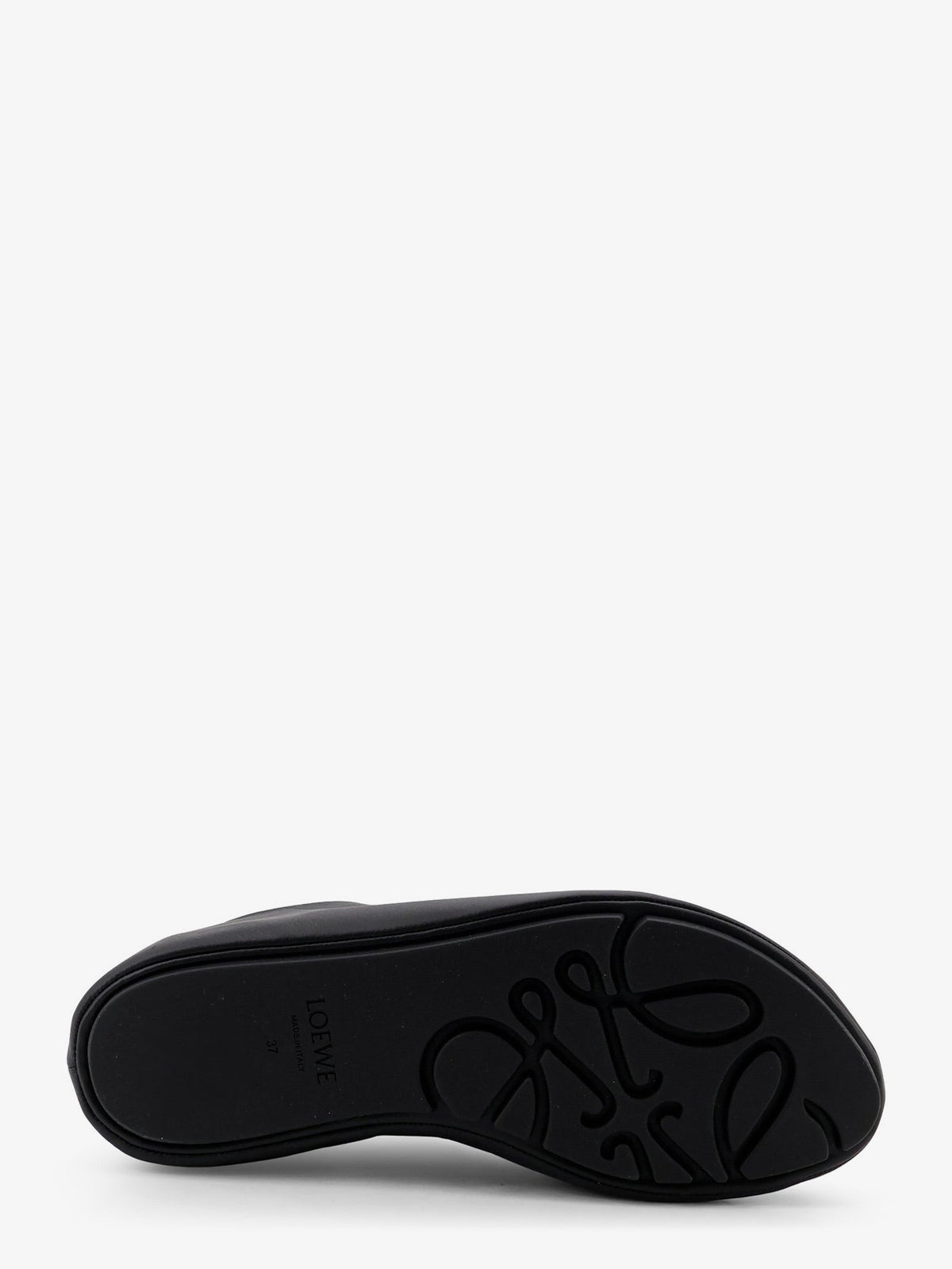 Loewe Pebble Soft Leather Sneakers - Black