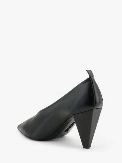 Loewe Origami Cubic leather pumps - Black