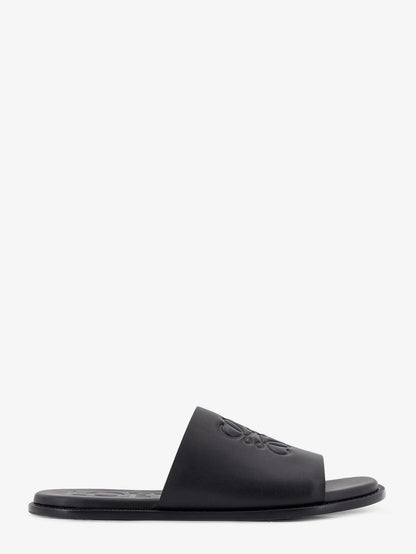 Loewe Paula's Ibiza - Flex Anagram leather sandals - Black