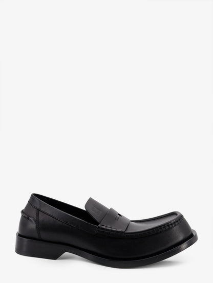 Loewe Bobine leather loafers with engraved Anagram logo - Black