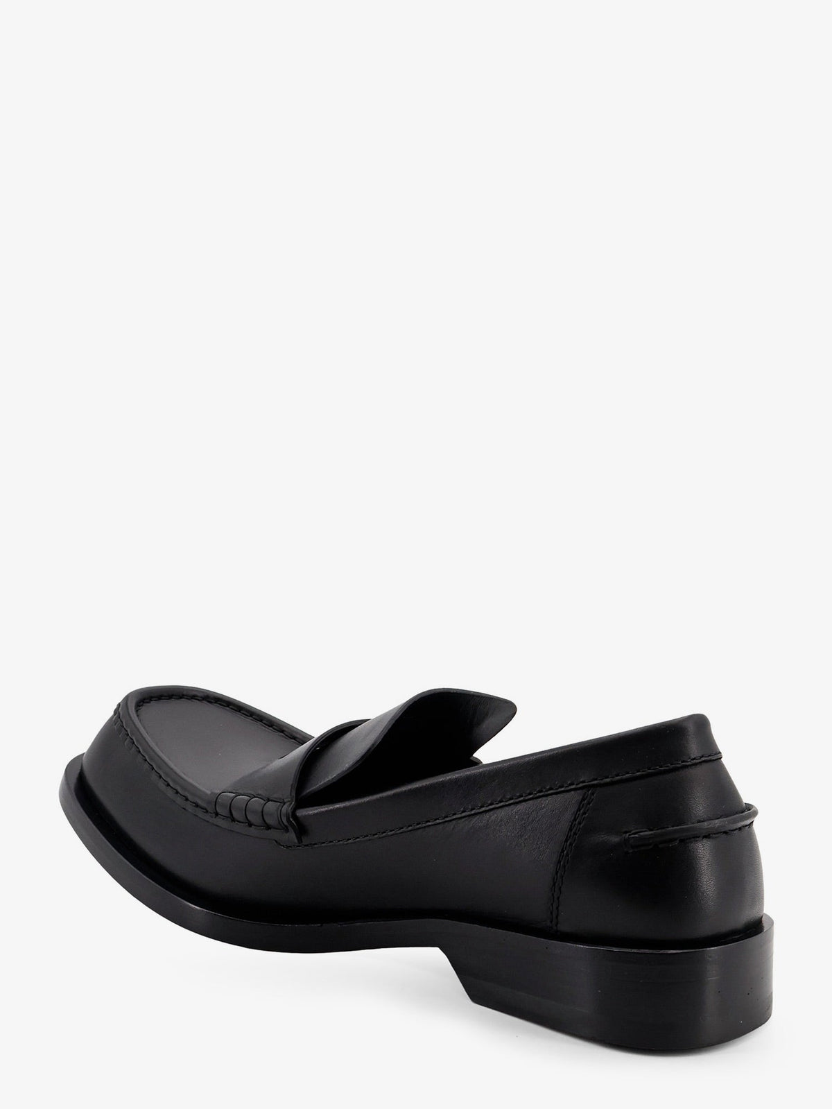 Loewe Bobine leather loafers with engraved Anagram logo - Black