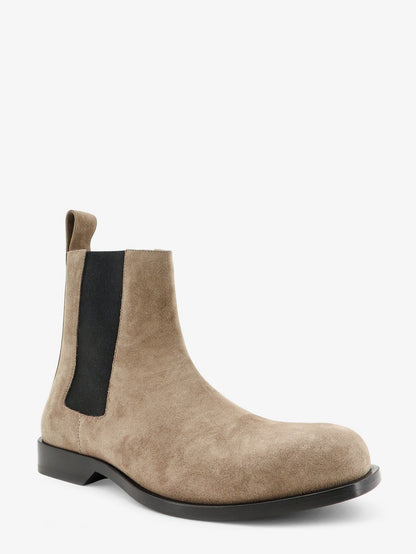 Loewe Bobine Chelsea suede boots - Hazelnut