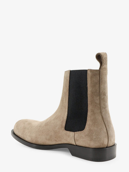 Loewe Bobine Chelsea suede boots - Hazelnut