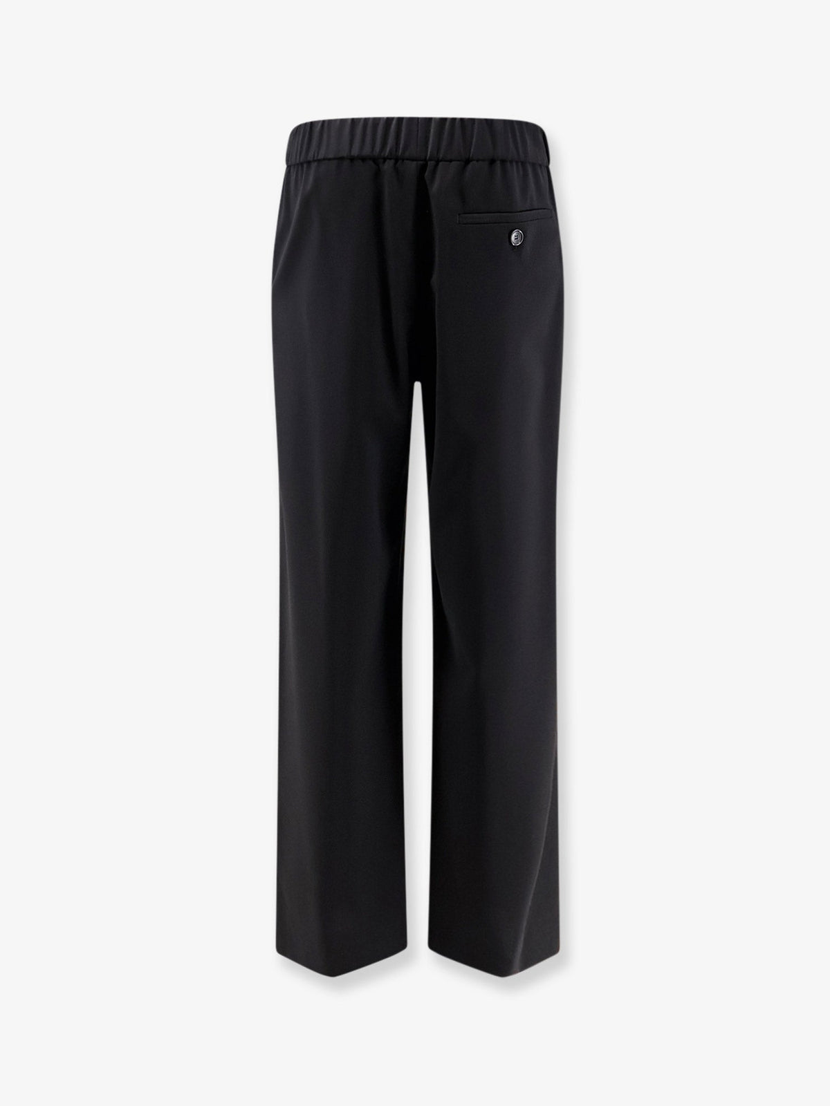Loewe Wool trousers with Logo detail - Black