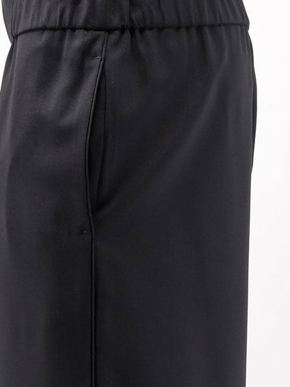 Loewe Wool trousers with Logo detail - Black