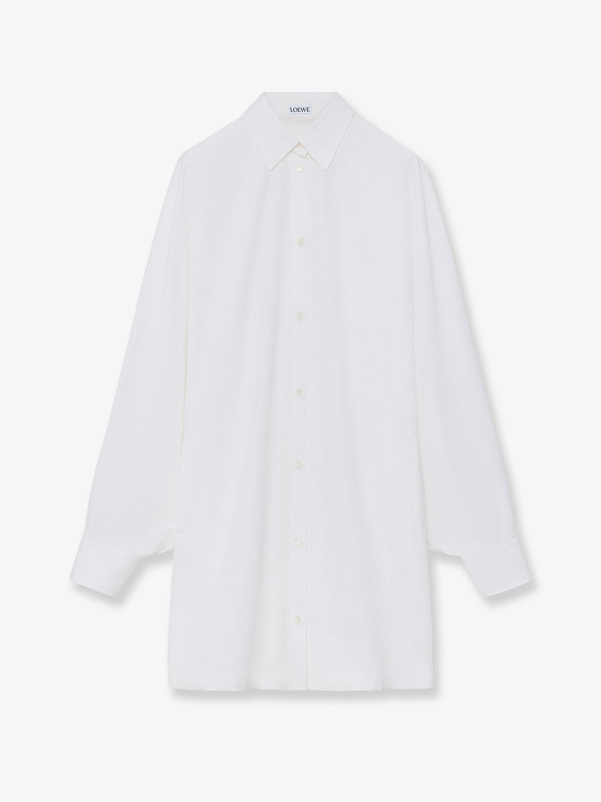 Loewe Cotton Shirt Dress - White