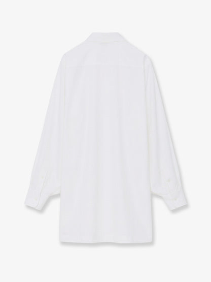 Loewe Cotton Shirt Dress - White