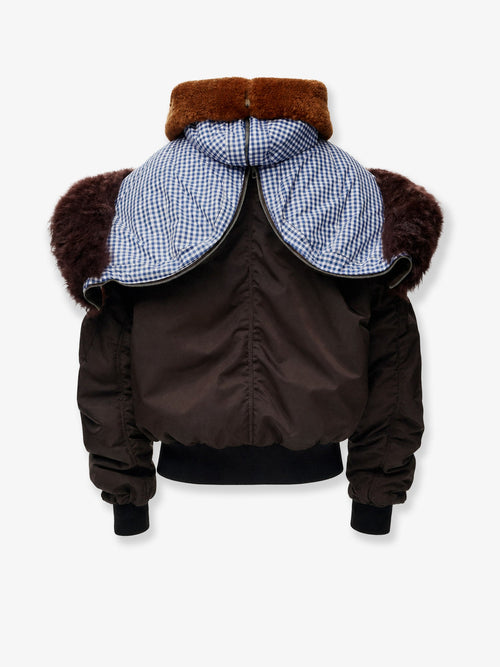 Loewe Technical fabric jacket with double-layer structure - Brown