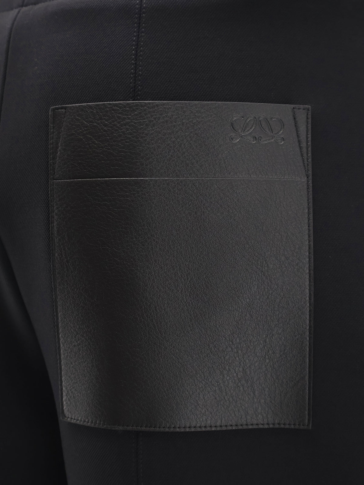 Loewe Stretch wool blend stirrup trousers - Black