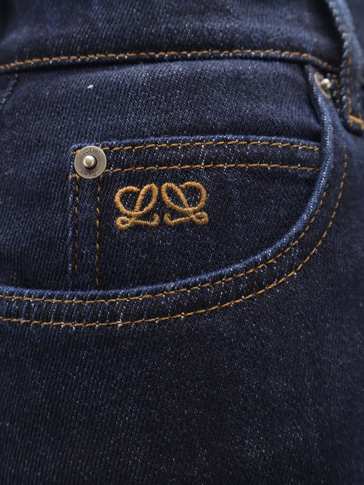 Loewe Cotton denim jeans - Darkblue