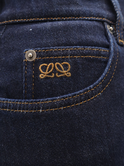 Loewe Cotton denim jeans - Darkblue