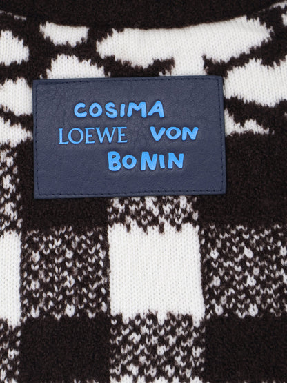 Loewe Sleeveless wool sweater - Ecrubrown