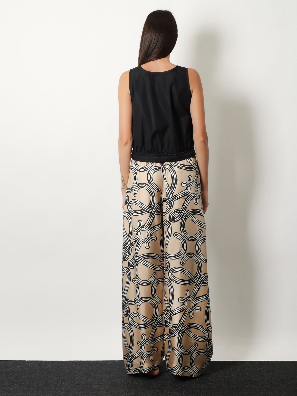 Loewe Paula's Ibiza - Lightweight cotton top - Black