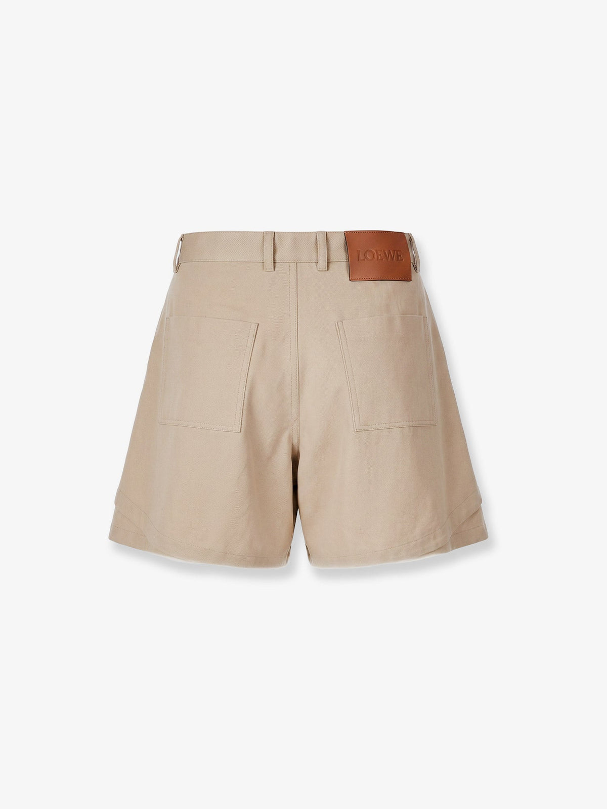 Loewe Paula's Ibiza - Relaxed Fit cotton shorts - Beige