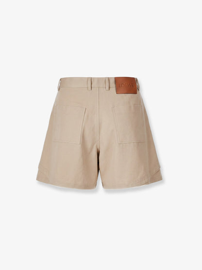Loewe Paula's Ibiza - Relaxed Fit cotton shorts - Beige