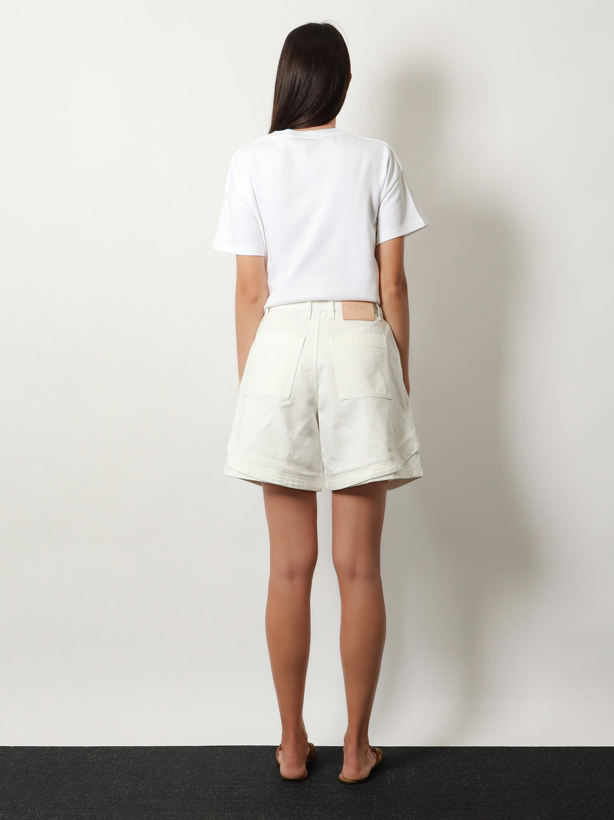 Loewe Paula's Ibiza cotton shorts - White