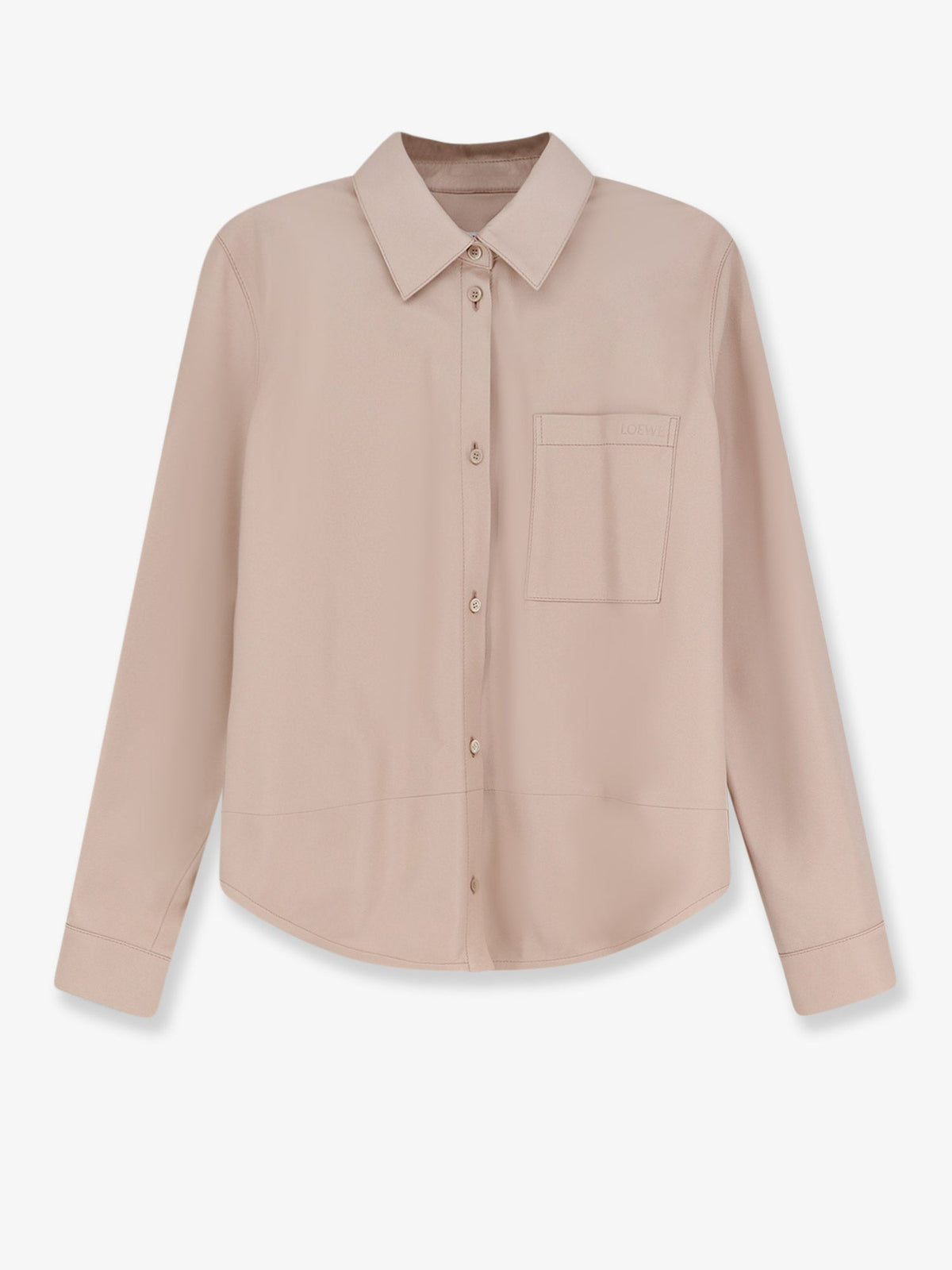 Loewe Paula's Ibiza - Leather Shirt - Light Pink