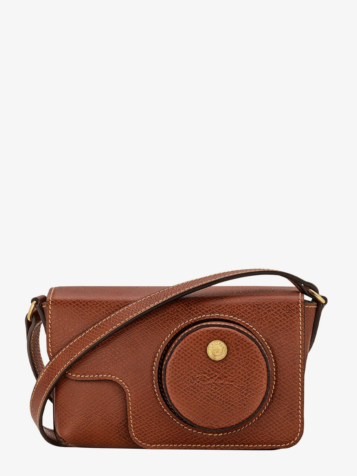 Longchamp Hammered leather Epure XS Camera Bag - Brun
