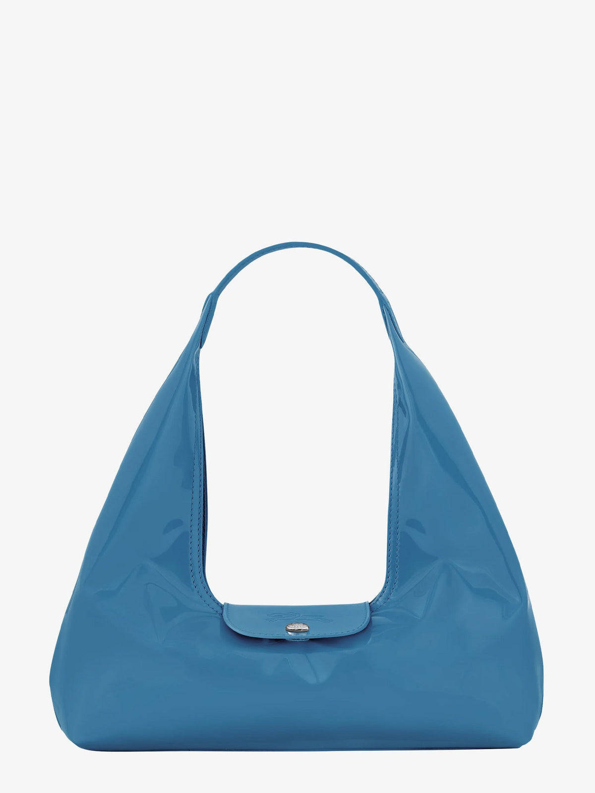 Longchamp Paris Le Pliage Xtra Glossy Patent Leather shoulder bag - Azur