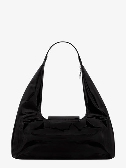Longchamp Paris Le Pliage Xtra patent leather shoulder bag - Noir