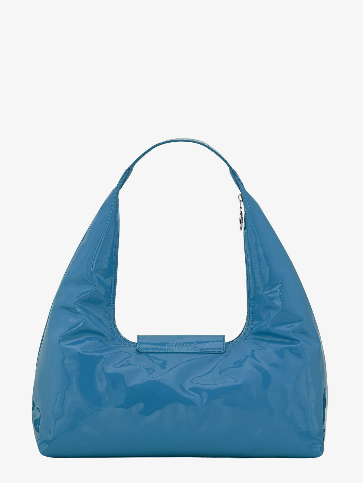 Longchamp Paris Le Pliage Xtra Patent leather shoulder bag - Azur