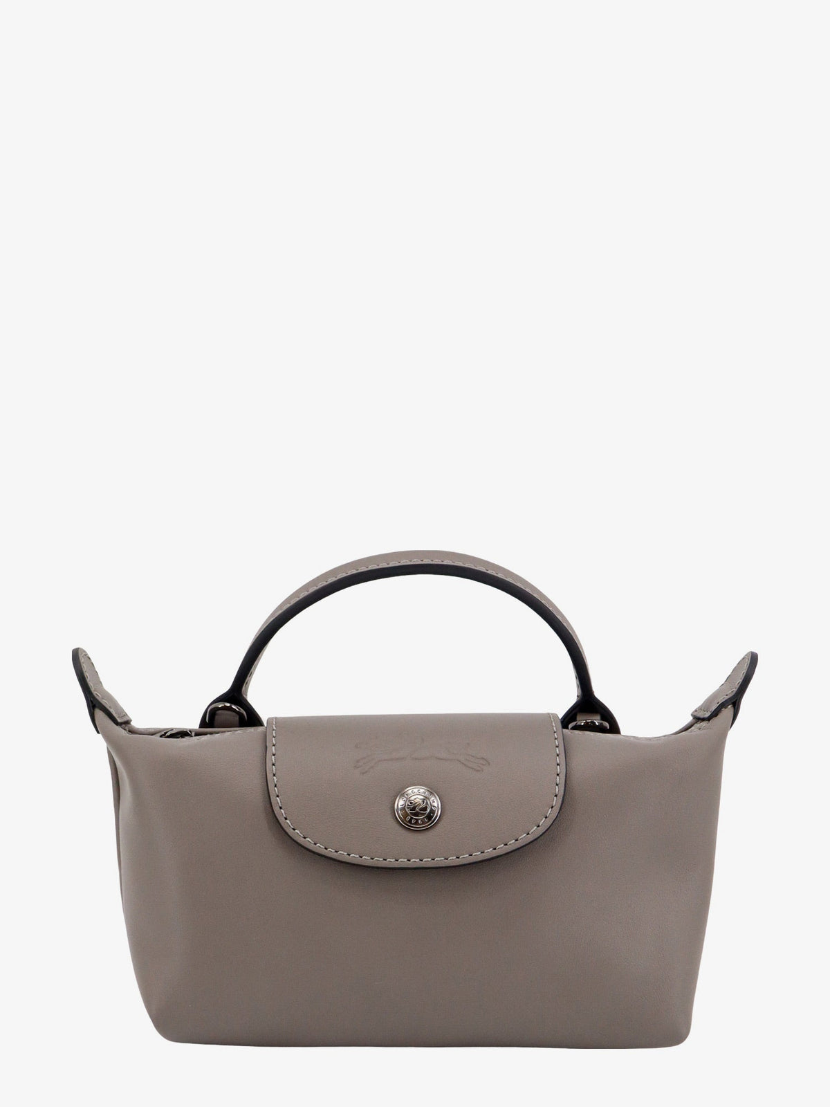 Longchamp Paris Le Pliage Xtra leather crossbody bag - Tourterelle