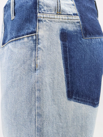 MAISON MARGIELA - Jeans with patchwork effect