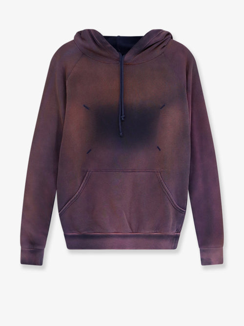 Maison Margiela Cotton hoodie with washed-out effect - White