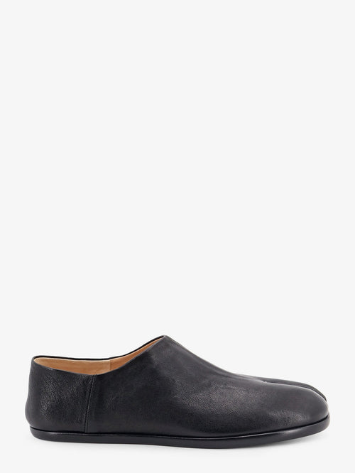 Maison Margiela Tabi Leather Slip-Ons - Black