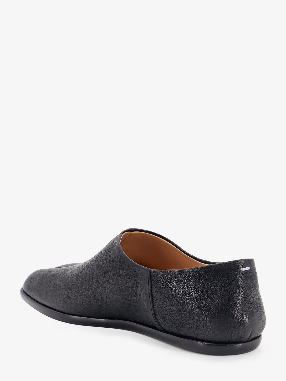 Maison Margiela Tabi Leather Slip-Ons - Black