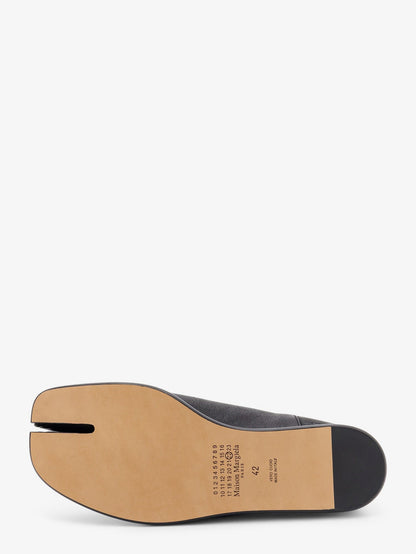 Maison Margiela Tabi Leather Slip-Ons - Black