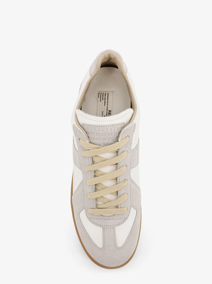 MAISON MARGIELA - Low-top Replica leather and suede sneakers